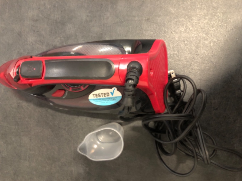 Photo 1 of Utopia Home Steam Iron for Clothes - Non-Stick Soleplate - 1800W Clothes Iron With Auto-Off Safety Feature - Adjustable Thermostat Control, Variable Steam Control, Self-Clean, 8 Feet Cord (Black/Red)