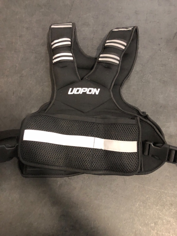 Photo 1 of Adjustable Weighted Vest for Women, 6-12 Lbs Rucking Vest with 6 Ironsand Weights, Great Weighted Vest with Plus Pockets & Reflective Strips for Running, Walking, Workout and Strength Training