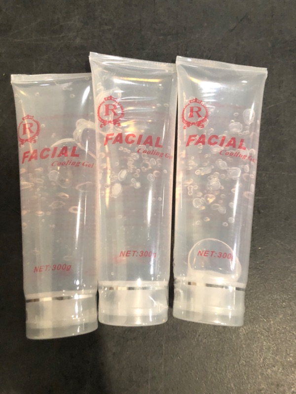 Photo 1 of 3PCS Conductive Gel, Cooling Gel for Salon Hair Removal Machine Skin Care, Moisturizing Hydrating Gel Suitable for Facial Device for Women and Men in Body or Face Cools, Soothes Skin (900ML)