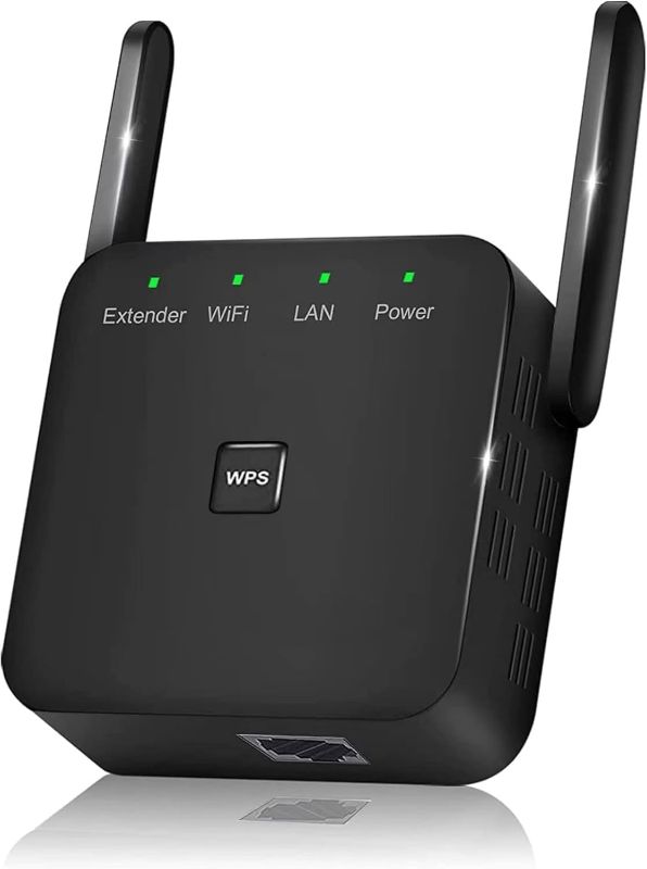 Photo 1 of 2025 Fastest WiFi Extender, WiFi Repeater, WiFi Booster, Covers Up to 12000 Sq.ft and 80 Devices, Internet Booster - with Ethernet Port, Quick Setup, Home Wireless Signal Booster