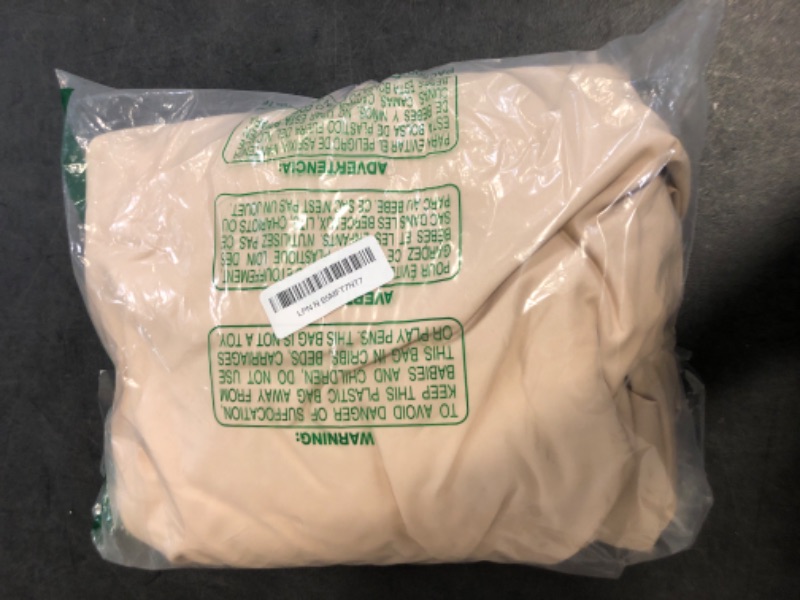 Photo 1 of Utopia Bedding Queen Fitted Sheet - Bottom Sheet - Deep Pocket - Soft Microfiber - Shrinkage and Fade Resistant - Easy Care -1 Fitted Sheet Only (Beige)