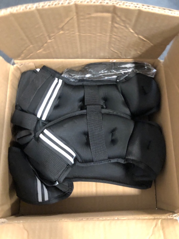 Photo 1 of ZELUS Weighted Vest, 6lb/8lb/12lb/16lb/20lb/25lb/30lb Weight Vest with Reflective Stripe for Workout, Strength Training, Running, Fitness, Muscle Building, Weight Loss, Weightlifting