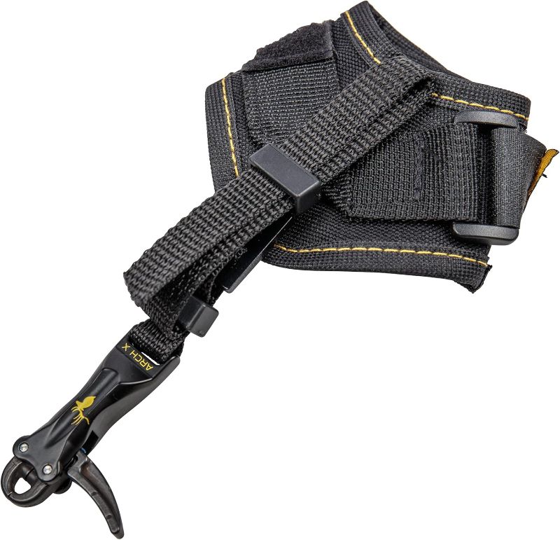 Photo 1 of Trophy Ridge ArchX Archery Bow Release - Smooth Dual Caliper Release, Adjustable Strap Length, Interlocking Jaw System, Trigger Travel Tuning