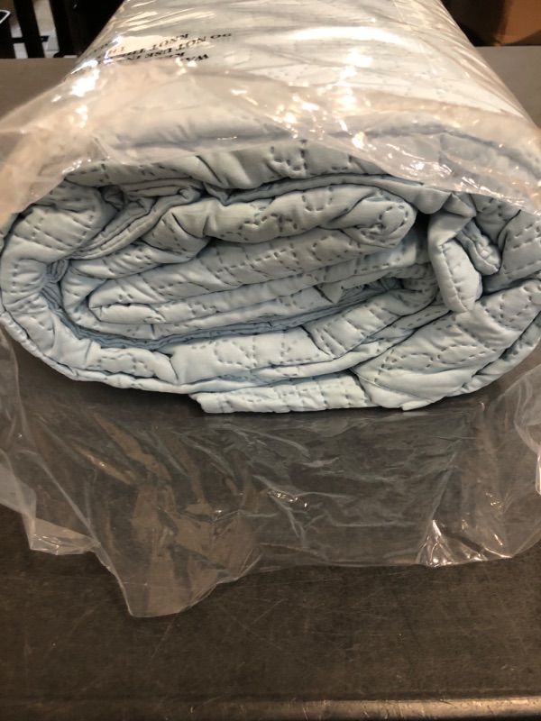 Photo 1 of Love's cabin Quilts for Queen Bed Spa-Blue Bedspreads - Soft Bed Summer Lightweight Bedspread Comforter - Modern Style Coin Pattern Coverlet for All Season - 3 Pieces (1 Quilt, 2 Pillow Shams)