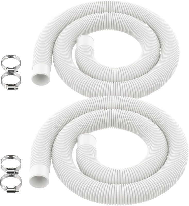 Photo 1 of 1.5 Inch Pool Skimmer Hose Replacement for Intex Coleman,Above Ground Pool Skimmer Pump Transfer Hose 1-1/2" Diameter,59" Long Pool Pump Accessories Replacement Hoses