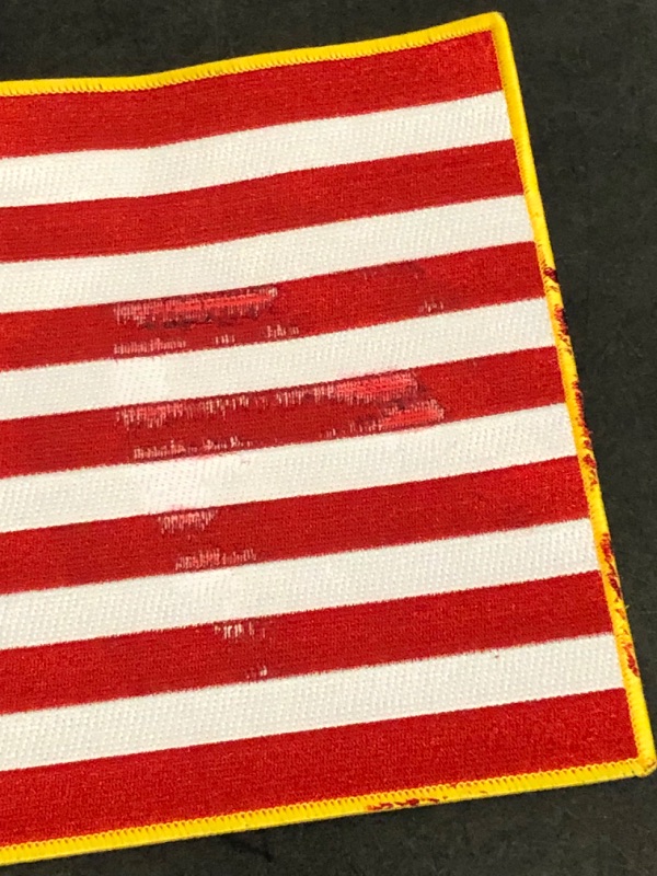 Photo 1 of PatchClub American Flag Patch Premium Embroidered, 3.5in - Gold Border - US Flag Patch, United States of America Military Uniform Iron On/Sew On