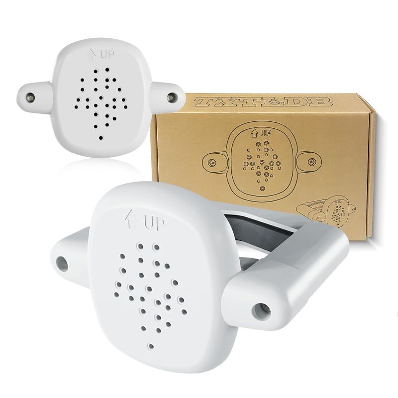 Photo 1 of 2 Pcs Baby Gate Banister Adapter, No Drilling Stair Mounting Fittings Fits 1.57''- 3.34'' Wide Square/Round Railing, Works with Retractable/Mesh/Iron Gates, Stair Banister Protector (White)