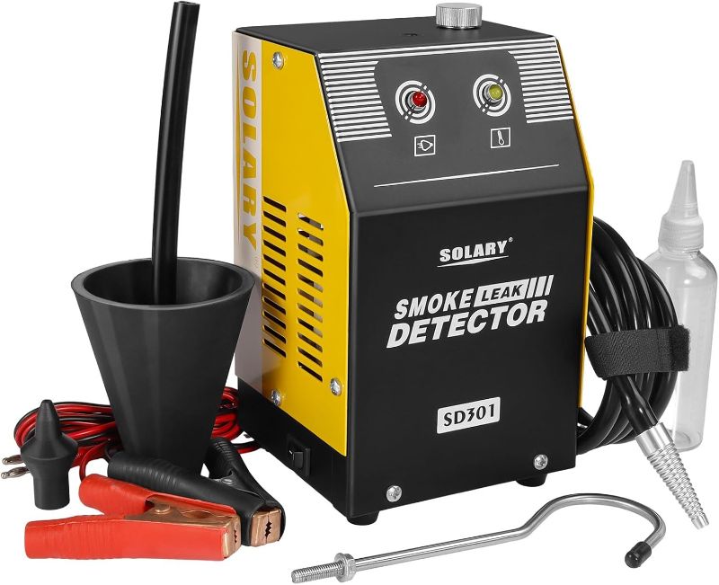 Photo 1 of Solary Automotive Smoke Machine Leak Detector - 12V DC EVAP Vacuum Diagnostic Tester for Pipe System