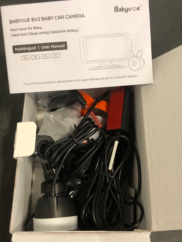 Photo 1 of USB Baby Car Camera Plug-Play, 4.5" 1080P Easy Setup Backseat Camera with Flexible 360 Rotation, Clear Picture Rear Facing Car Seat Baby Monitor