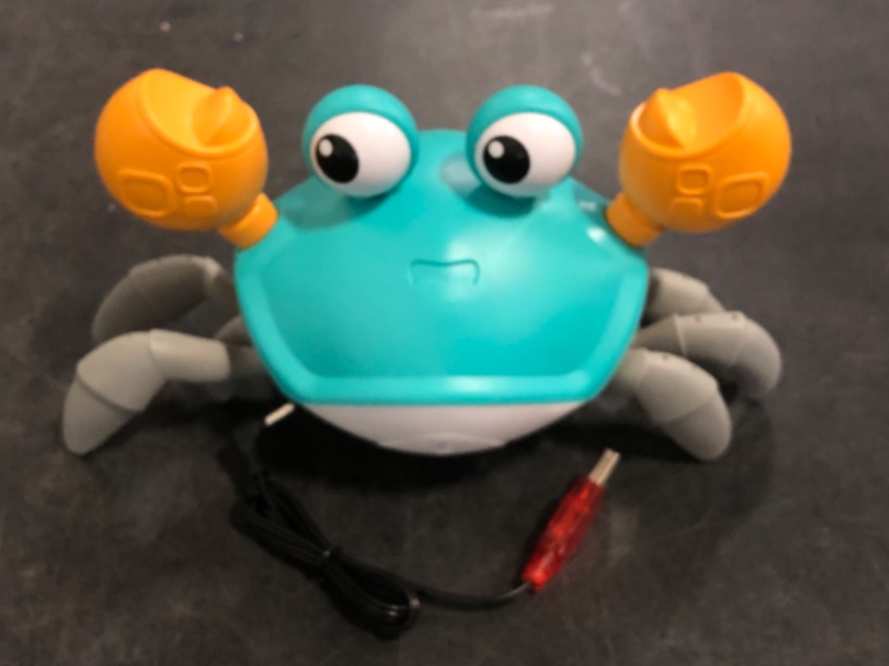 Photo 1 of Crawling Crab Baby Toy - Infant Tummy Time Toys 3 4 5 6 7 8 9 10 11 12 Babies Boy 3-6 6-12 Learning Crawl 9-12 12-18 Walking Toddler 36 Months Old Music Development 1st Birthday Gifts