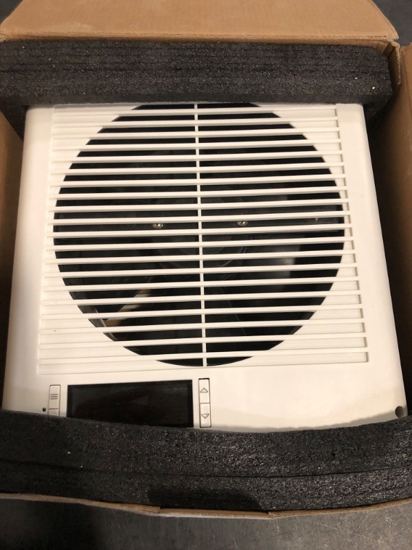 Photo 1 of 8" Room to Room Air Transfer Fan for Quietly Circulating Air, Reversible Airflow Design, 300 CFM Programmable Through Wall Fan, Durable Build Quality, 10 Speed Thru Wall Exhaust Fan for Closet,Laundry