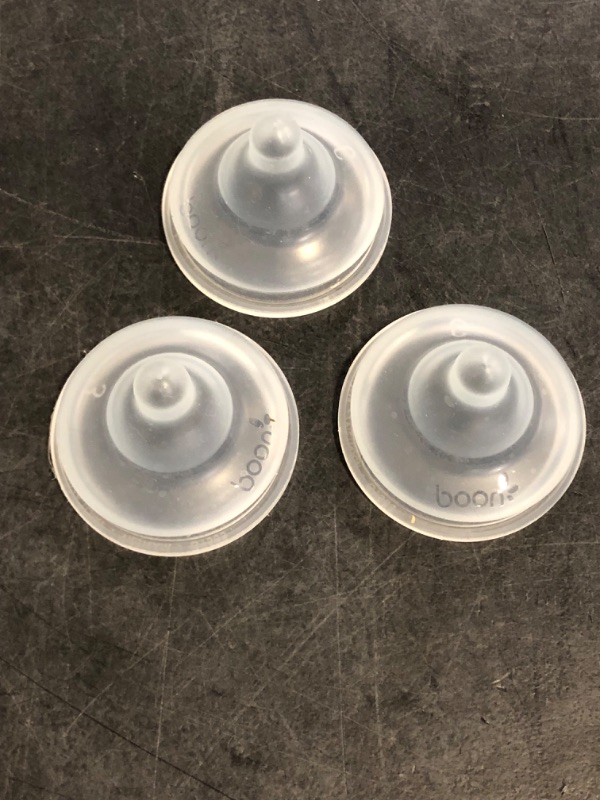 Photo 1 of Boon Nursh Curve Silicone Baby Bottle Nipples - Platinum Food-Safe Silicone Bottle Nipples – Medium Flow Nipples for Baby Bottles - Baby Bottle-Feeding Supplies - 3 Count