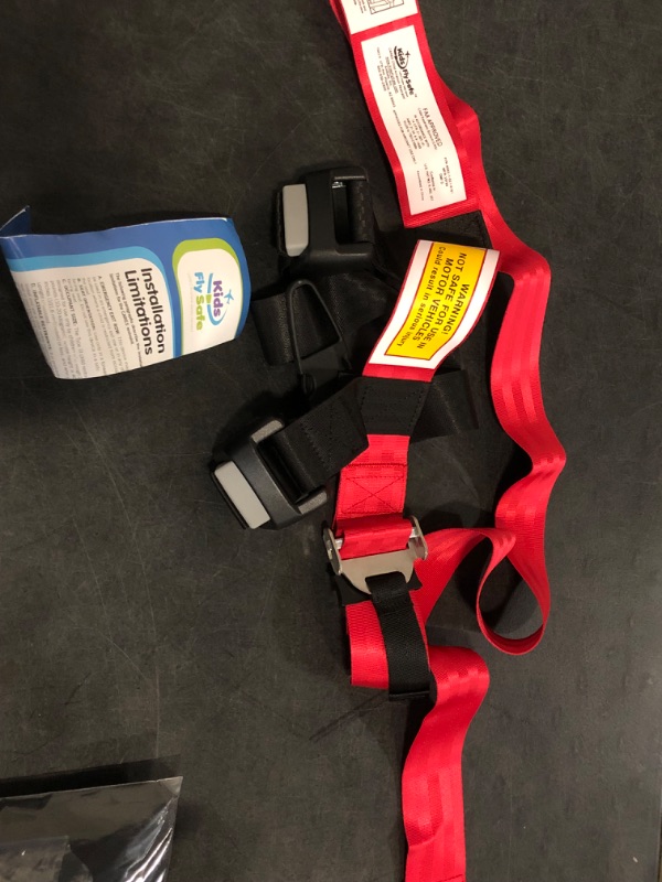 Photo 1 of Child Airplane Safety Harness - The Safety Restraint System Will Protect Your Child from Danger. - Airplane Kid Travel Accessory for Aviation Use