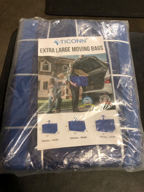 Photo 1 of 66 Gallon Extra Large Storage Bags, Huge Moving Bags Heavy Duty with Zipper and Stronger Handles, Big Foldable Duffle Bag for Travel - Waterproof Material Protects from Dust and Moisture - Storage