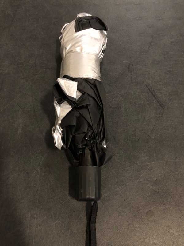 Photo 1 of Foldable Windshield Sunshade Umbrella, Car Sun Shade Windshield, Protect Sun Rays & Heat Damage Keep Cool, Summer Sunshade Accessories for Most Cars (31" x 55")