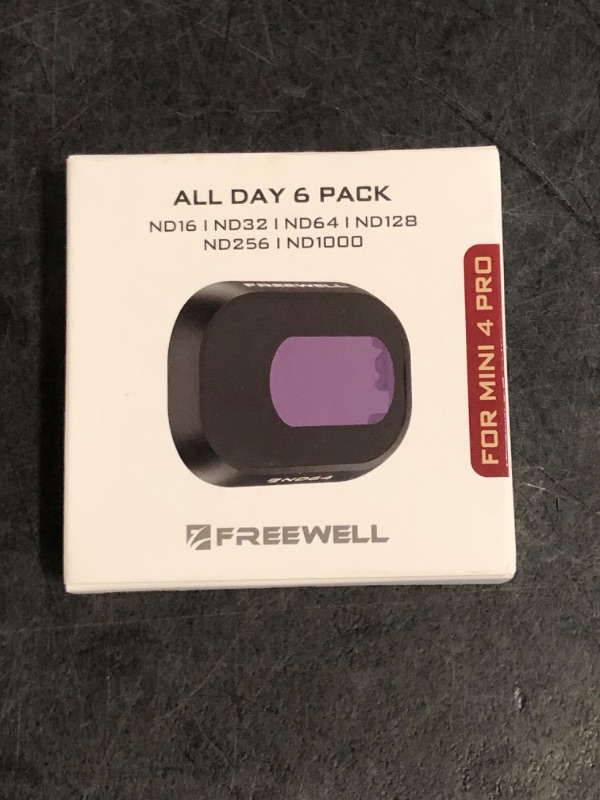 Photo 1 of Freewell All Day – 6Pack ND4, ND8, ND16, ND32, ND64, ND1000 Filters Compatible with Mini 3 Pro/Mini 3 (NOT Compatible with Mini 4 Pro)
