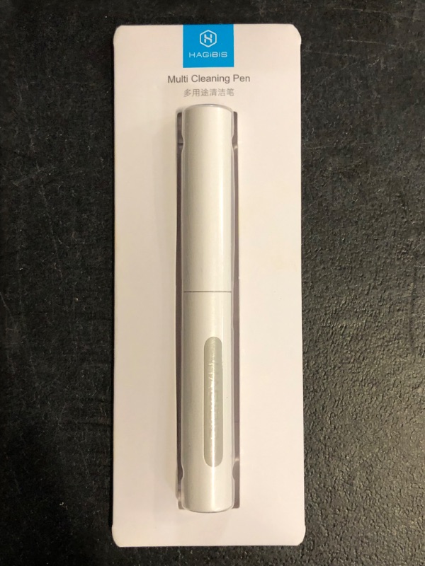 Photo 1 of Hagibis Cleaning Kits for Airpods Pro 1 2 3 Multi-Function Cleaner Pen Soft Brush for Bluetooth Earphones Case Cleaning Tools for iPhone 16 15 Pro Max Lego Camera Lens (White)
