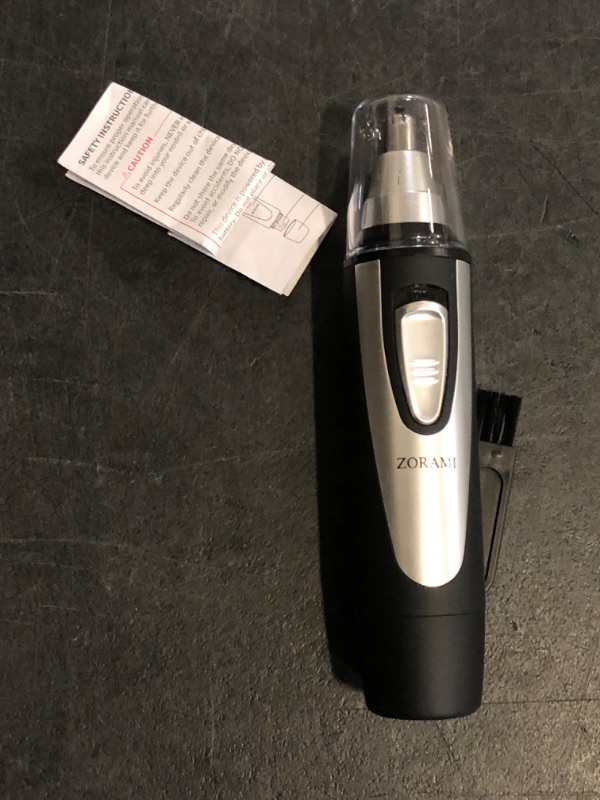 Photo 1 of Ear and Nose Hair Trimmer Clipper - 2025 Professional Painless Eyebrow & Facial Hair Trimmer for Men Women, Battery-Operated Trimmer with IPX7 Waterproof, Dual Edge Blades for Easy Cleansing Black