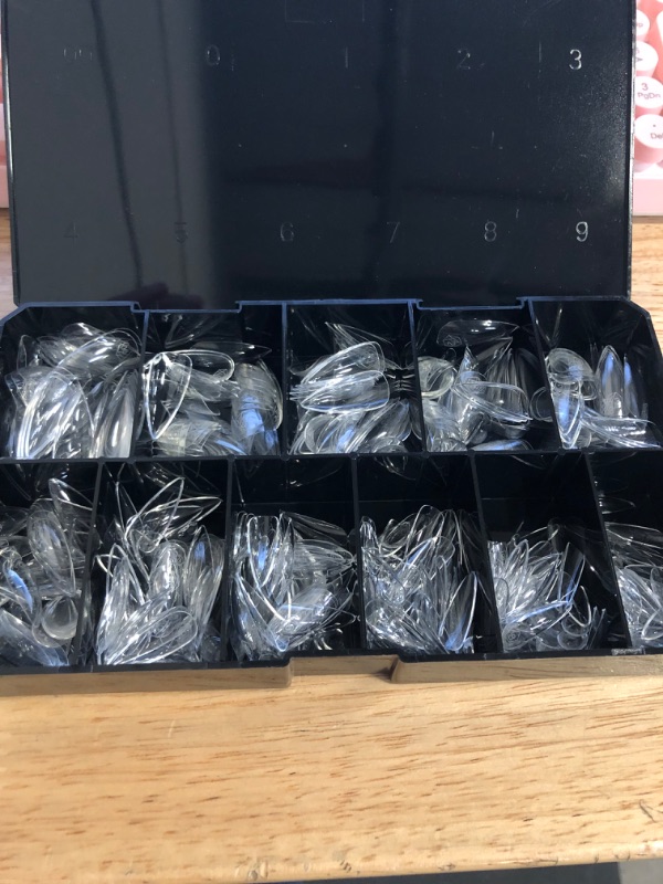 Photo 1 of Apres Gel-X® Sculpted Stiletto Medium Tip Box | 500pc Gel-X Tips, 11 Sizes 00-9, Premium Quality
