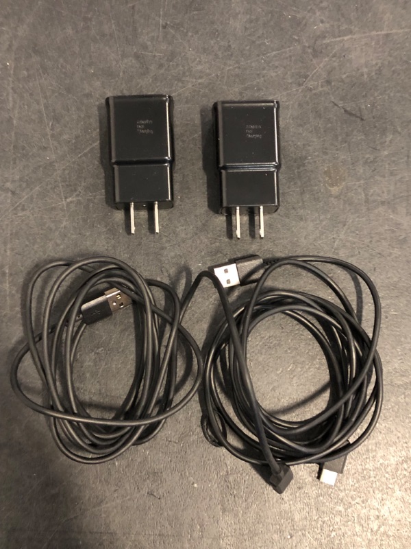 Photo 1 of Type C Charger Fast Charging, 2 Pack USB C Android Phone Wall Charger Block & 6ft Charge Cable Cord, for Samsung Galaxy S8 / S9 / S10 Plus Active S10e, S20 / S21 Ultra Plus, Note 8 9 10, Pixel 3 etc