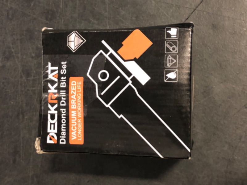 Photo 1 of Diamond Hole Saw, 3-1/2" Hole Saw for Tiles Granite Marble Ceramic Glass Porcelain, 90mm Core Drill Bit with 5/8-11 Thread for Angle Grinders & Wet Polishers
