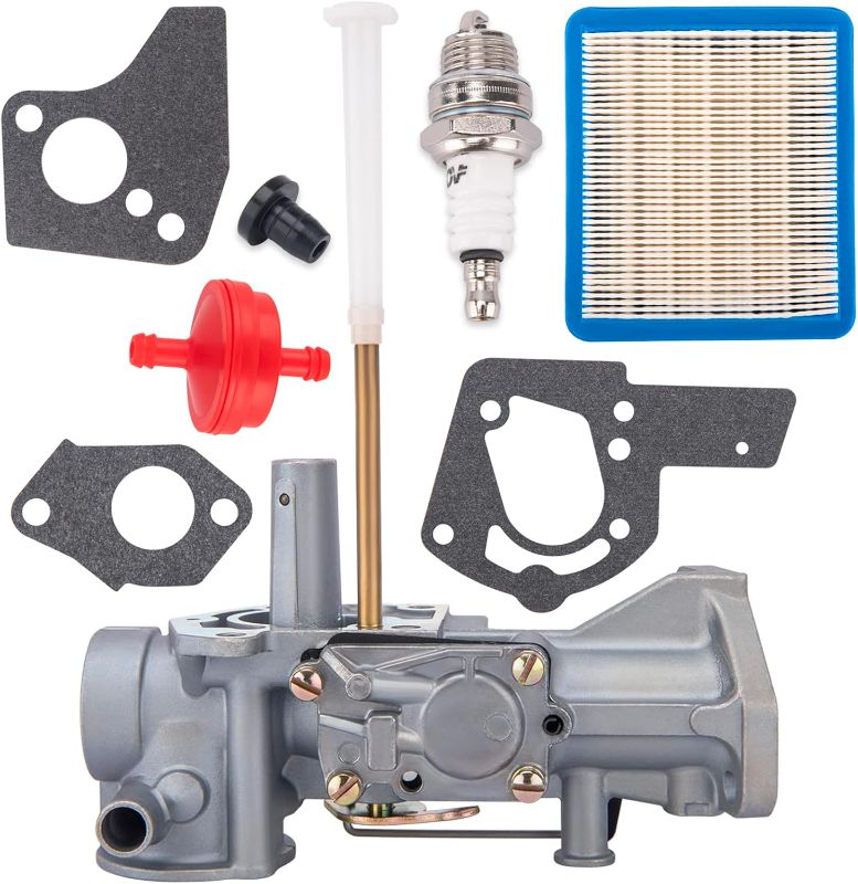 Photo 1 of 498298 Carburetor for Briggs & Stratton 495426 495951 492611 490533 692784 5 HP Carb 135202 130202 137202 135212 133202 134202 133212 112202 112231 112232 Carburetor with 491588S Air Filter
