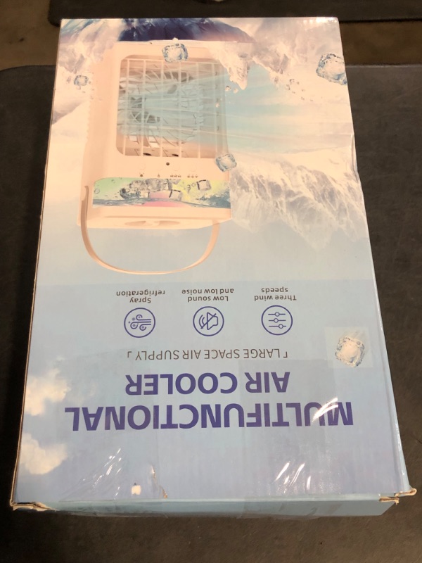 Photo 1 of Portable Air Conditioners,Air Conditioner,Ac Unit with 1500ML Water Tank,2 Spray Ports,3 Wind Speeds,3 Timers,10 kinds of Colorful Lights,Portable Ac Units for Room Camping Car Office