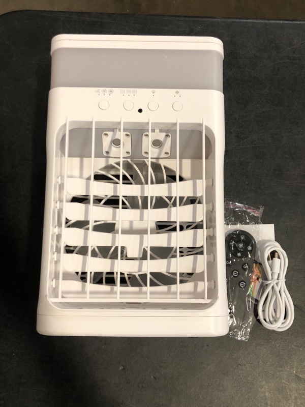 Photo 1 of Portable Air Conditioners,Air Conditioner,Ac Unit with 1500ML Water Tank,2 Spray Ports,3 Wind Speeds,3 Timers,10 kinds of Colorful Lights,Portable Ac Units for Room Camping Car Office