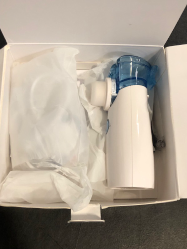 Photo 1 of Nebulizer, Ultrasonic Portable Nebulizer, USB Rechargeable Portable Nebulizer with Mouthpiece, Nebulizer Machine for Adults & Kids with Auto Clean, Travel, Home, Daily use
