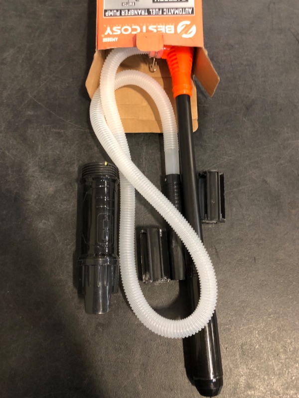 Photo 1 of Portable Transfer Pump Battery Operated Electric Siphon Pump for Gas, Fuel, Diesel, Water Transfer 2.4 GPM Flow Oil Extractor -Easy to Use Hand Fuel Pump, Multi-Use Siphon Fuel Transfer Pump
