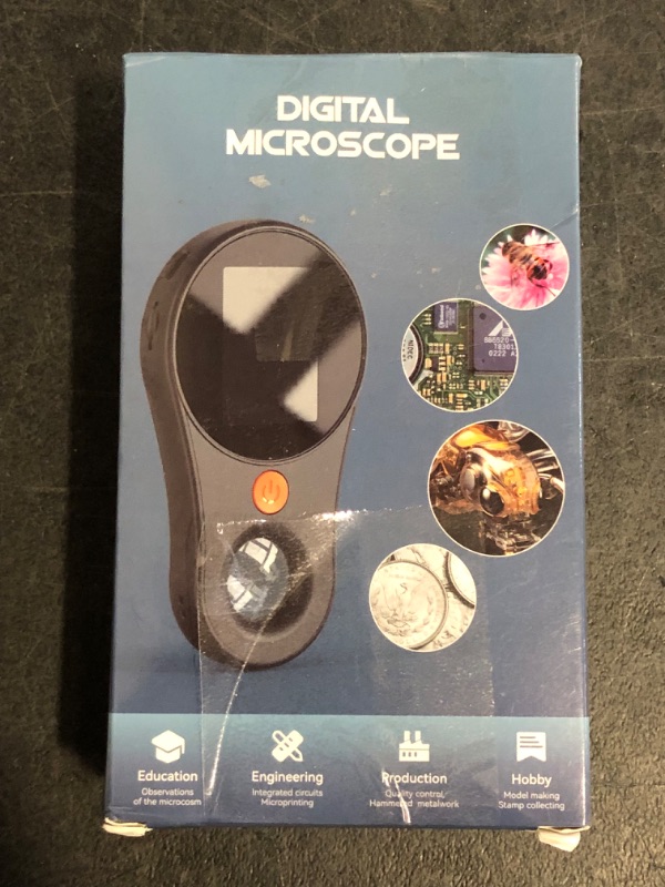 Photo 1 of T TAKMLY Magnifying Glass with Light Portable Handheld USB Digital Microscope Macro Camera 2.0 inch IPS Color Screen Fixed Focus, 200w Pixel, 500x Magnification, Compatible with Windows, Mac OS
