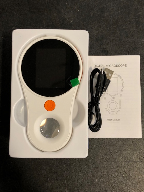 Photo 1 of T TAKMLY Magnifying Glass with Light Portable Handheld USB Digital Microscope Macro Camera 2.0 inch IPS Color Screen Fixed Focus, 200w Pixel, 500x Magnification, Compatible with Windows, Mac OS
