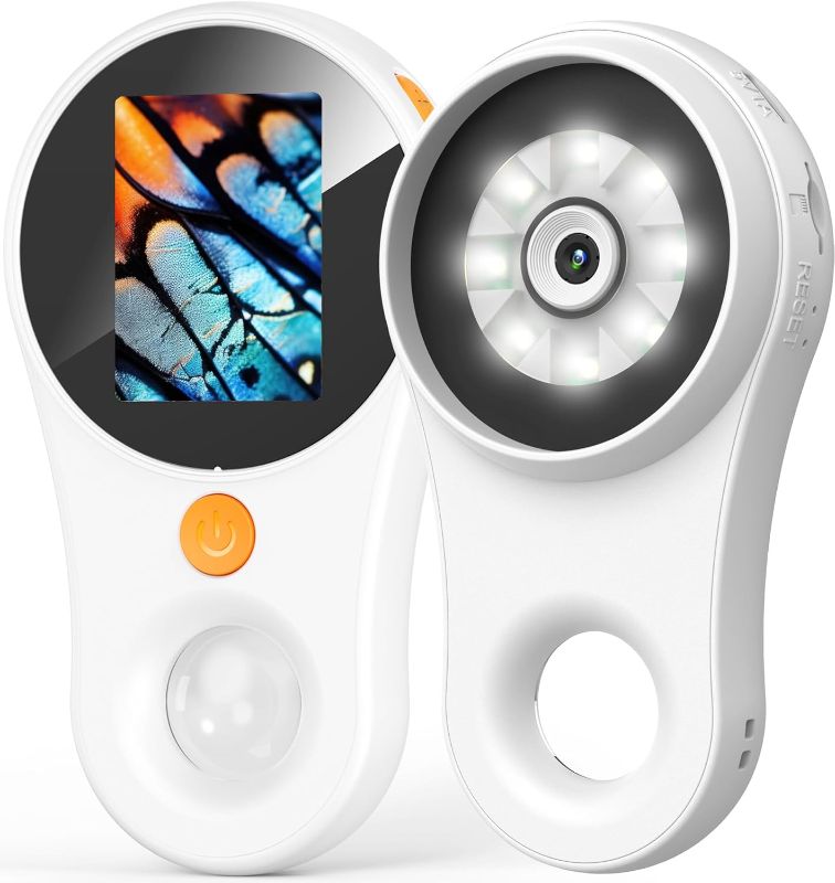 Photo 1 of T TAKMLY Magnifying Glass with Light Portable Handheld USB Digital Microscope Macro Camera 2.0 inch IPS Color Screen Fixed Focus, 200w Pixel, 500x Magnification, Compatible with Windows, Mac OS

