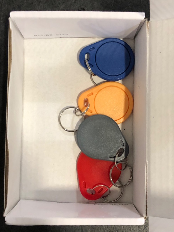 Photo 1 of Handheld RFID Copier Smart ID Card Duplicator Used for ID IC HID Card+5pcs Mix Colors T5577 Key fobs

