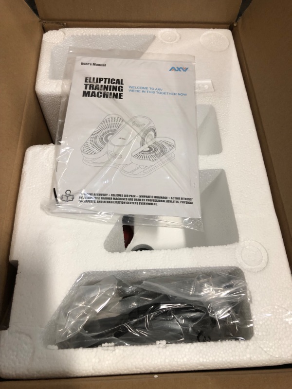 Photo 1 of AXV New Upgraded Under Desk Elliptical Exercise Machine,Electric Ellipse Leg Exerciser As Seen On TV,Training Machines While Sitting for Seniors Home,Portable, Quiet, with Remote Control

