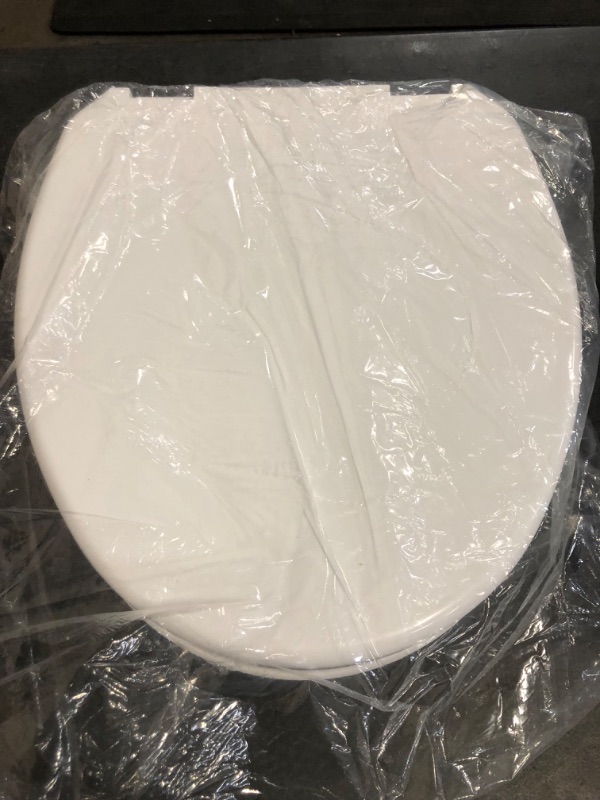 Photo 1 of Drive Medical 770-626 AquaSense Raised Toilet Seat with Lid, Standard Seat, White
