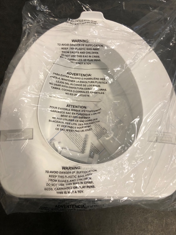 Photo 1 of Drive Medical 770-626 AquaSense Raised Toilet Seat with Lid, Standard Seat, White
