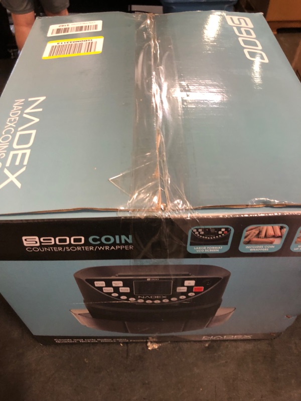 Photo 1 of Nadex S900 Coin Sorter, Counter and Wrapper | 48 Preformed Wrappers Included
