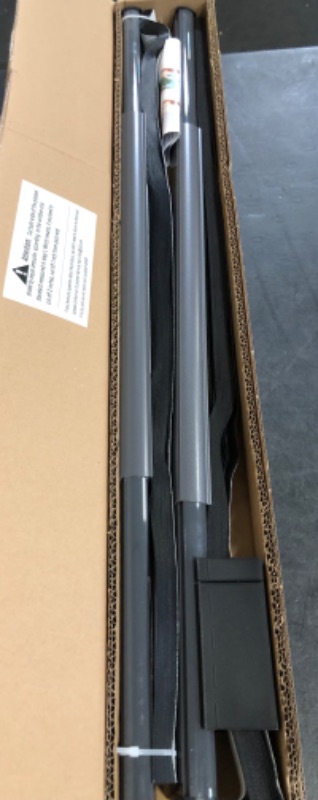 Photo 1 of Easy Up & Down Cordless Pleated Window Shades, 100% Blackout Window Blinds, 30''W x 64''H (Fits Window Width16''-30''), Easy Trimming & Installing (Black, 30''W x 64''H, 2-Pack)
