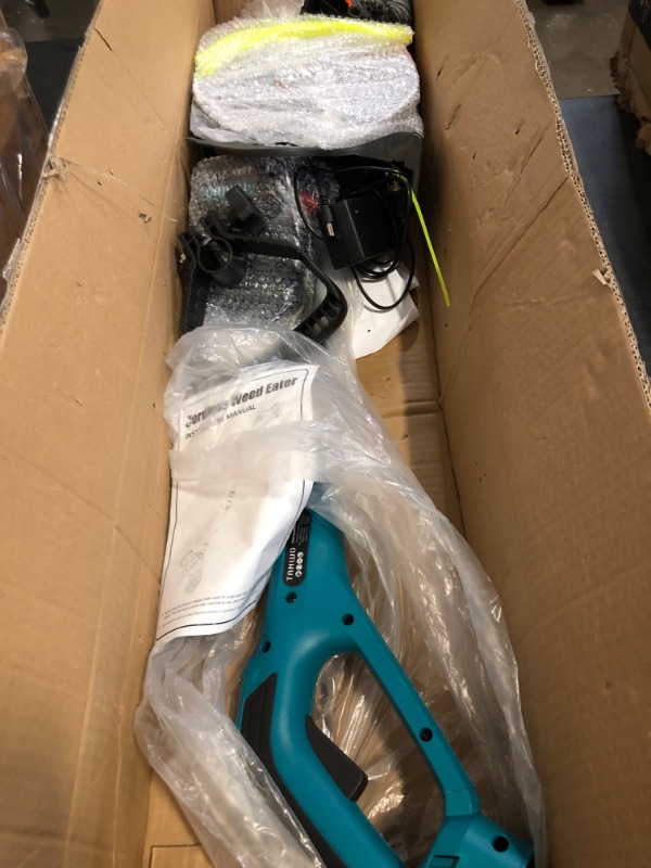 Photo 1 of Cordless  Wacker for Makita 18V Battery, Electric String Trimmer/Edger Lawn Tool/Brush Cutter with Brushless Motor, Grass Trimmer Kit with Metal Blade & String Line for Garden Yard(Tool Only)