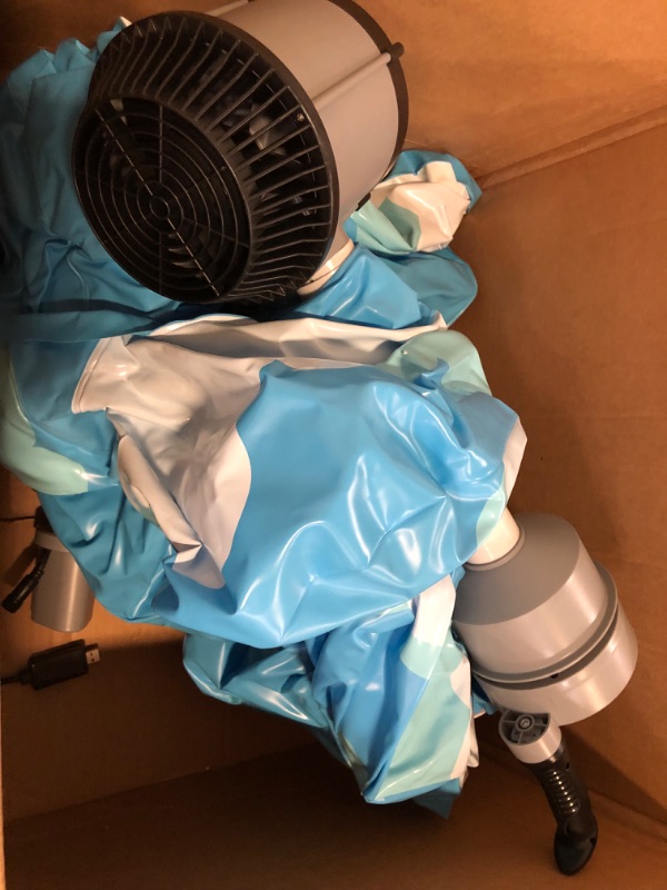 Photo 1 of KPCB Tech Motorized Pool Float with Canopy, Rechargeable Motorized Floats for Adults with Dual Motors, Lake Floats Adult Size with Cup Holder for Party
