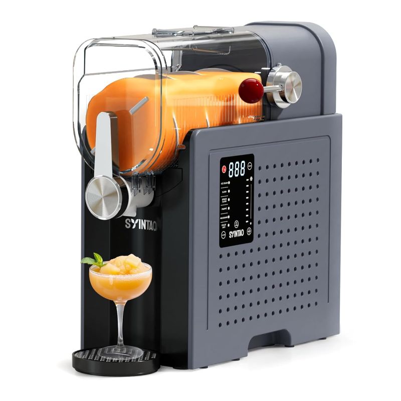 Photo 1 of Slushie Machine for Home, Soft Serve Ice Cream Machine, 88oz Vessel Slushy Machine with 6 Preset Programs, Frozen Drink Maker for Slush, Margaritas, Smoothie, Frappés, Milkshakes, and More

