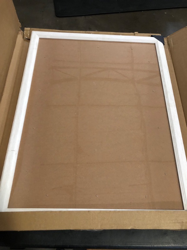 Photo 1 of White Rusted Picture Frame 