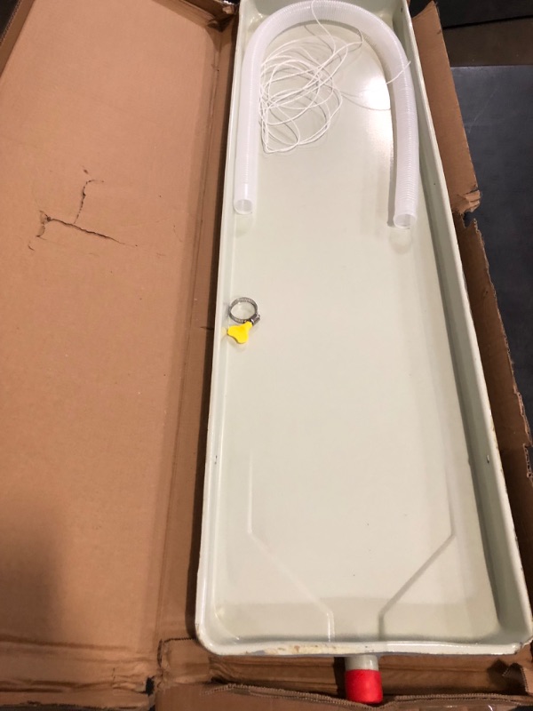 Photo 1 of Drip Tray Condensate Drain Pan, Portable Air Conditioner Drain Tray, Suitable for Split ACs (Size: 91x24cm/35.8x9.4in)
