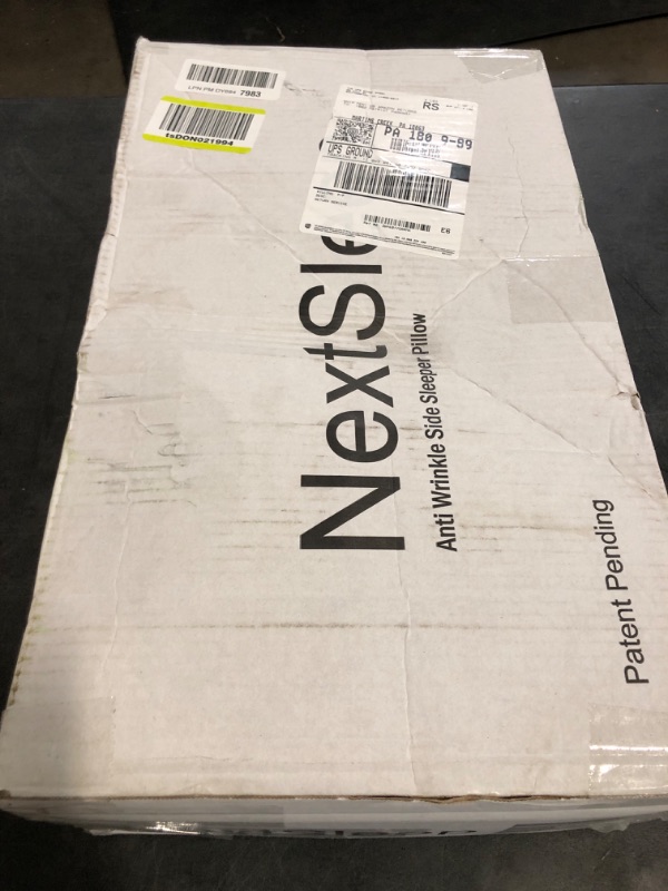 Photo 1 of NextSleep The Best Anti Wrinkle Side Sleeper Pillow, Anti Aging Beauty Pillow, Prevent and Stop Sleep Wrinkles, Additional Satin Case Included, 100 Night Sleep Trial, CertiPUR-US