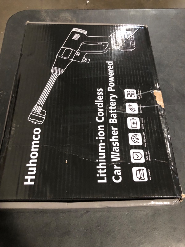 Photo 1 of Pressure Washer Cordless Battery Powered 1450PSI with 2×4.0Ah Battery,Battery Operated Pressure Washer,Portable Power Washer Handheld for Car Cleaning
