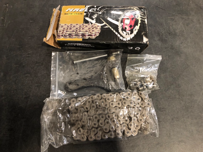 Photo 1 of 428 Motorcycle Chain+ Chain Breaker,114-links Heavy Duty Drive Chain
