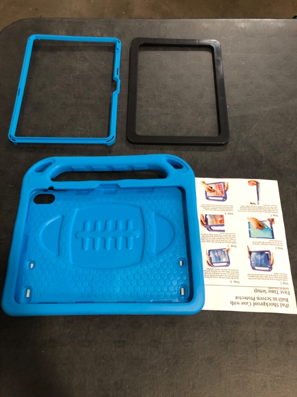 Photo 1 of BMOUO Kids Case for Samsung Galaxy Tab A9+/A9 Plus 11 Inch 2023 (SM-X210/X216/X218), with Screen Protector, Shockproof Samsung Galaxy Tab A9 Plus Case for Kids, Blue
