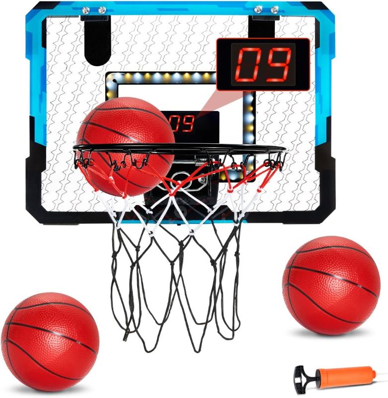 Photo 1 of VEVOR Indoor Basketball Hoop for Kids, Indoor and Outdoor Backyard Sport Game, Toddler Basketball Toys for Kids 3-8 Years Old, Boys and Girls

