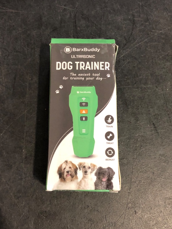 Photo 1 of BarxBuddy 2nd Gen Dog Bark Deterrent Devices | Long Range Ultrasonic | Bark Collar Alternative | Dog Training Indoor/Outdoor | Rechargeable Anti Bark Device for Dogs
